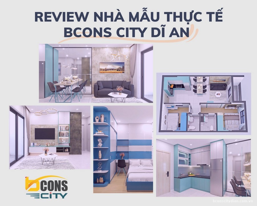 Góc nhìn cận cảnh nhà mẫu dự án Bcons City Dĩ An Bình Dương