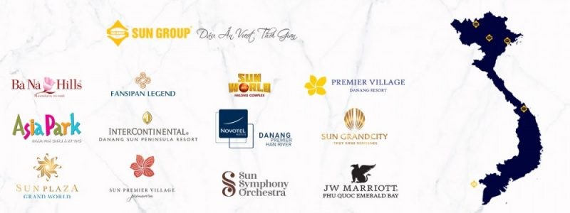 Các lĩnh vực kinh doanh chính của Tập đoàn Sun Group