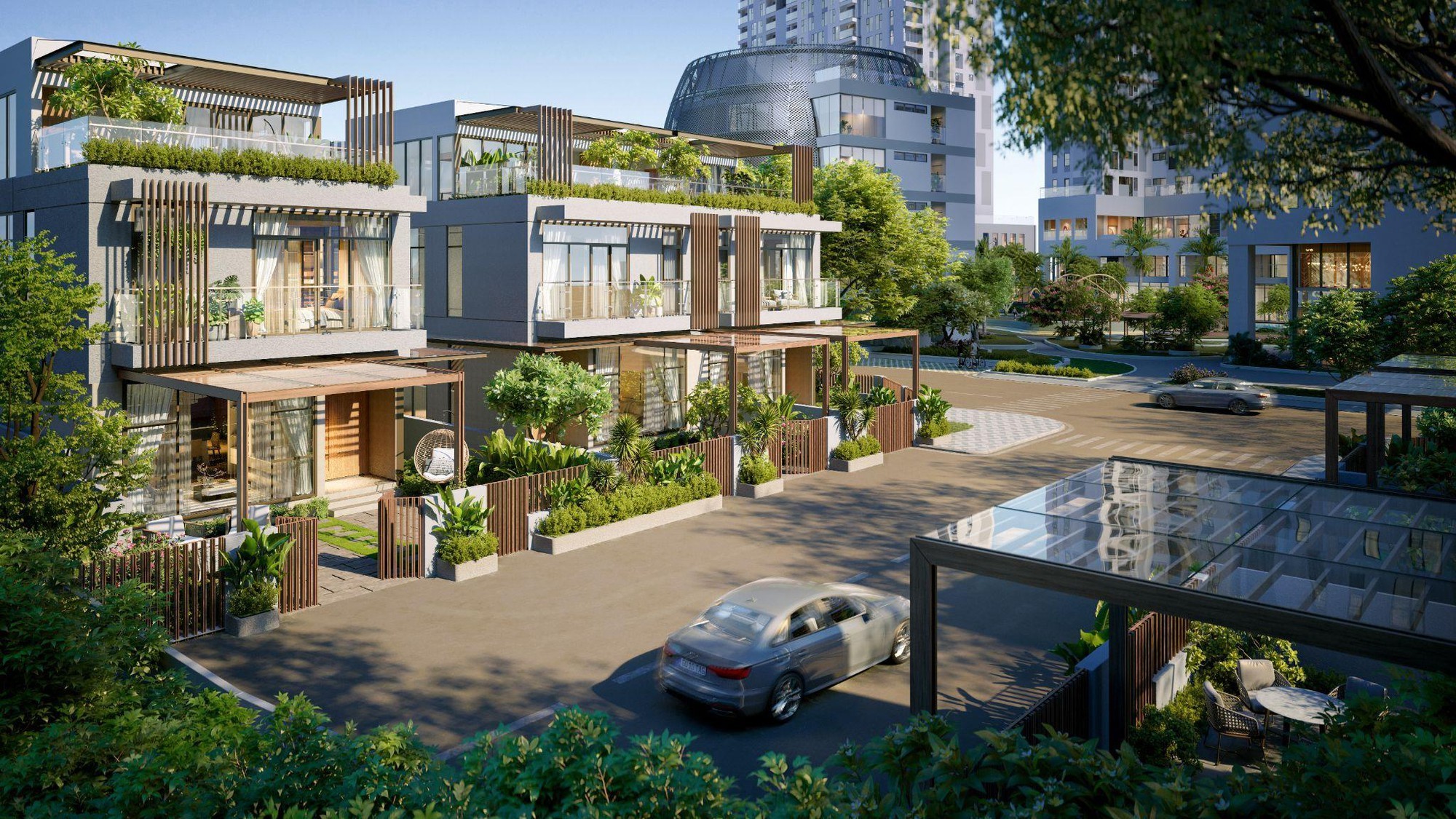 Biệt thự The Villas với thiết kế Modernist sang trọng, hòa hợp với thiên nhiên