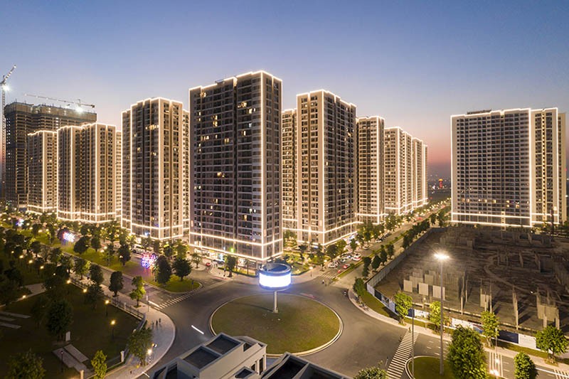 Phối cảnh dự án Vinhomes Ocean Park 1, một trong những đại đô thị cung cấp nguồn cung lớn cho thị trường bất động sản Hà Nội
