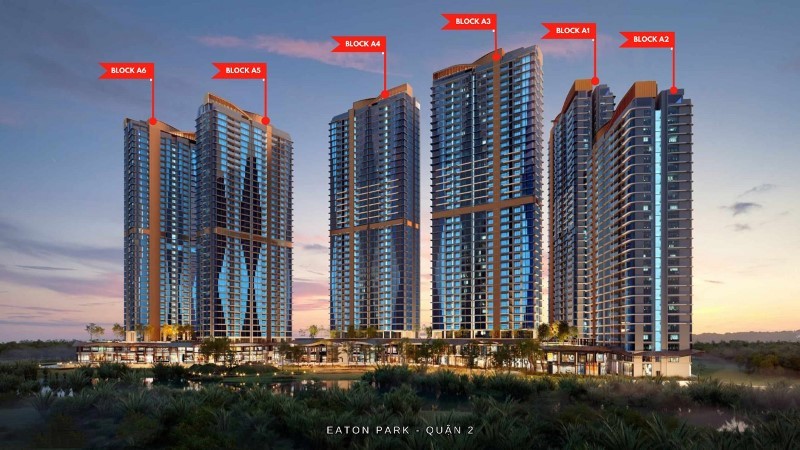 Thiết kế cảnh quan và phối cảnh dự án Eaton Park của Chủ đầu tư Gamuda Land