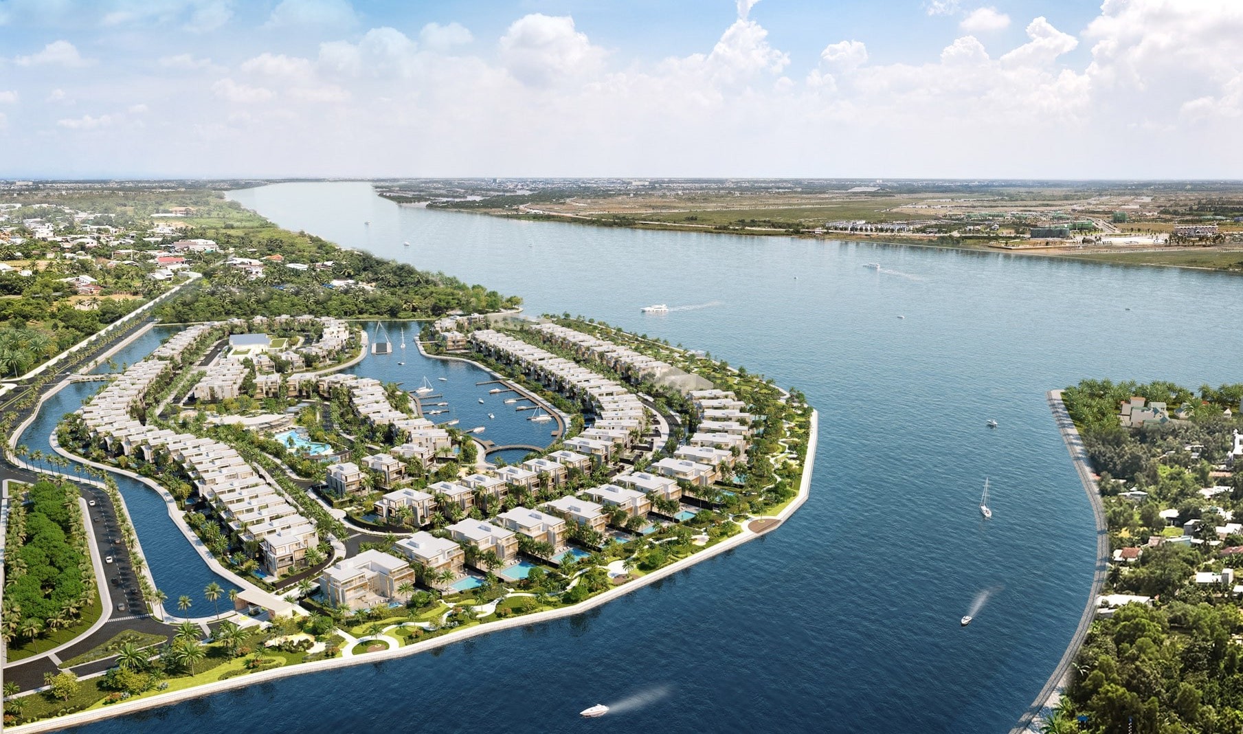 Quy hoạch không gian sống và kiến trúc phong thủy tại Vinhomes Green Paradise