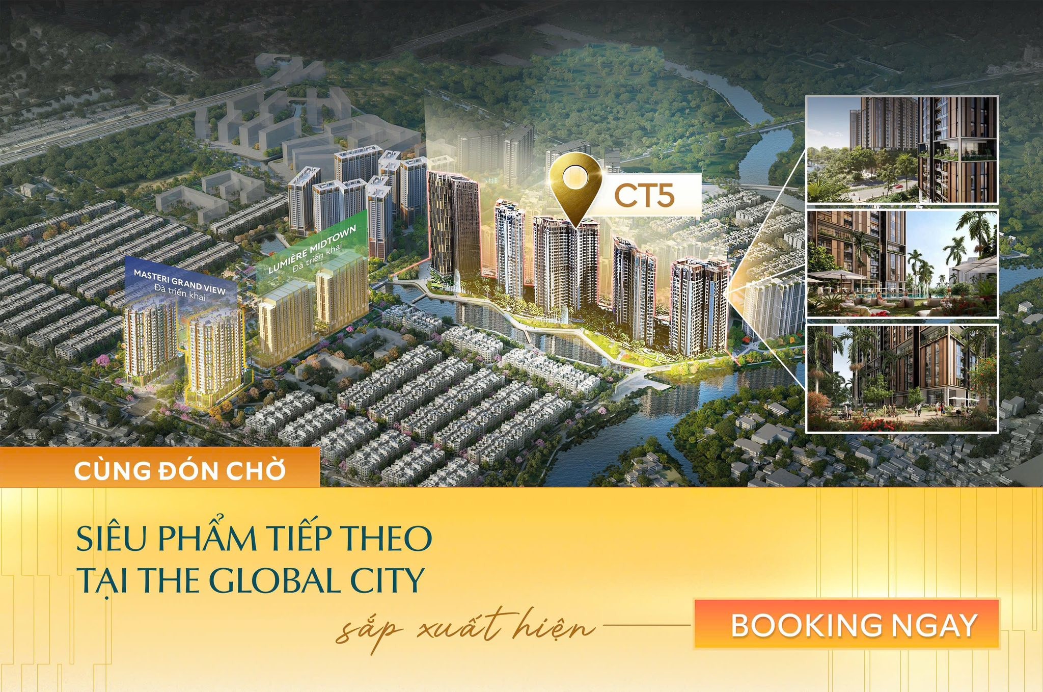 Tổng quan dự án Masteri Park Place với vị trí ven sông đắc địa