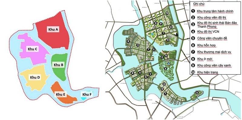 Tổng quan các phân khu chính của dự án Sun Porta Town Nha Trang