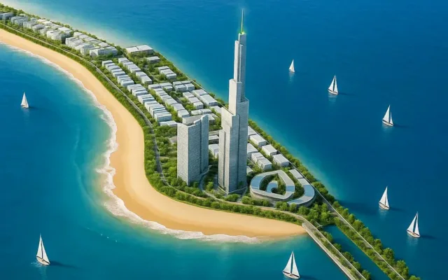 Toàn Cảnh Khu Vực Xây Tòa Tháp 108 Tầng: Biểu Tượng Kỷ Lục Thế Giới Tại Cần Giờ