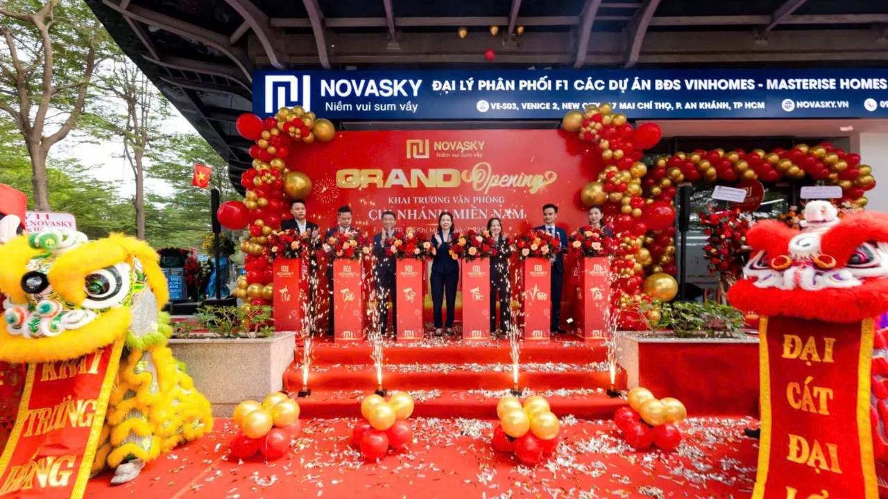 NOVASKY KHAI TRƯƠNG VĂN PHÒNG CHI NHÁNH MIỀN NAM – CỘT MỐC MỚI CHO HÀNH TRÌNH MỞ RỘNG VÀ BỨT PHÁ