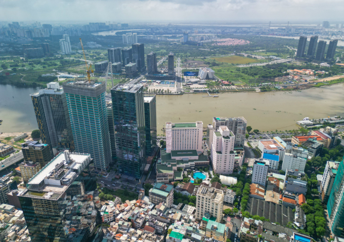 Bất động sản khu trung tâm TP HCM, tháng 7/2025. Ảnh: Quỳnh Trần