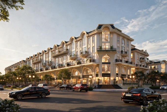 The Legend Shophouse tọa lạc tại trung tâm Van Phuc City. Ảnh: VPG