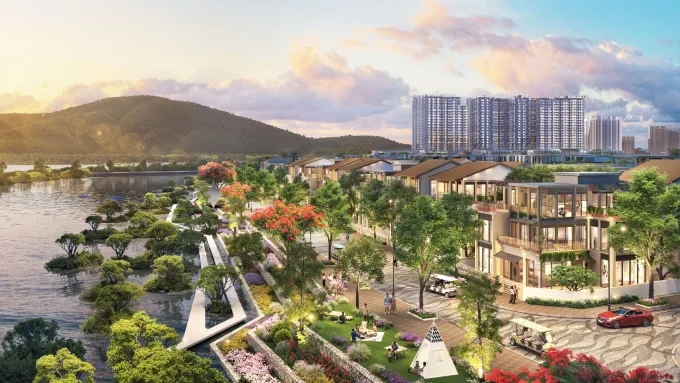 Quy hoạch đảo Nam - đảo an cư tại dự án. Ảnh: Sun Property