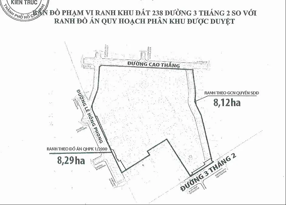 Khu Kỳ Hòa với các tòa nhà cao tầng hiện đại và cảnh quan xanh mát xung quanh.