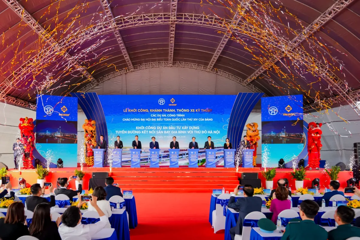 Lễ khởi công dự án tuyến đường kết nối sân bay Gia Bình với Thủ đô Hà Nội ngày 19/12/2025