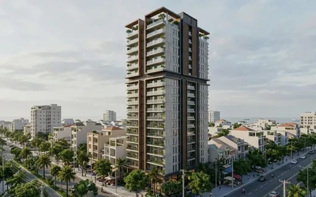 Đà Nẵng chấp thuận tháp căn hộ – khách sạn 33 tầng vốn hơn 1.152 tỷ đồng
