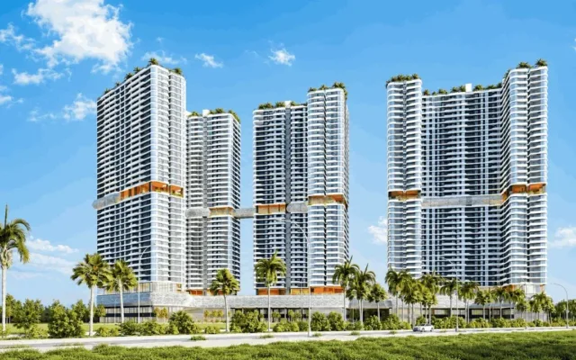 Norton Park có 1.286 căn hộ trên 6 tòa, nằm sát VSIP 1 tại Thuận An