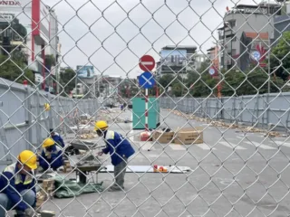 Hà Nội có 62 vị trí rào chắn thi công của 11 dự án hạ tầng trọng điểm