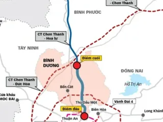 Cao tốc Thủ Dầu Một – Chơn Thành qua Bình Dương đã bàn giao 95,37% đất