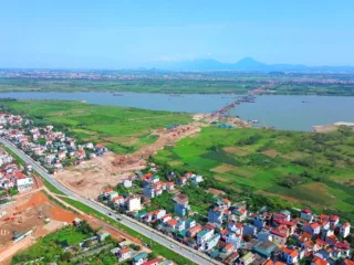 Cầu Hồng Hà đạt 51% khối lượng, dự kiến hoàn thành tháng 10/2027