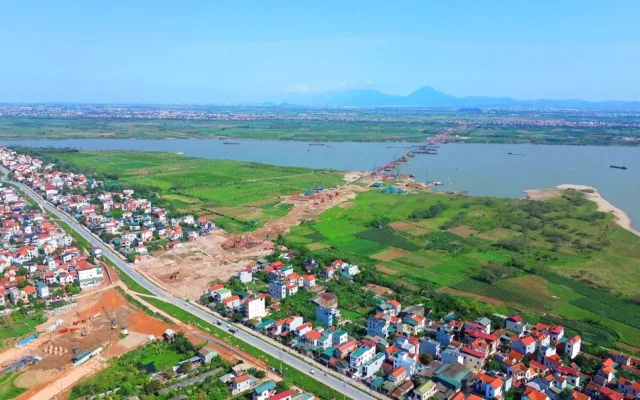 Cầu Hồng Hà đạt 51% khối lượng, dự kiến hoàn thành tháng 10/2027